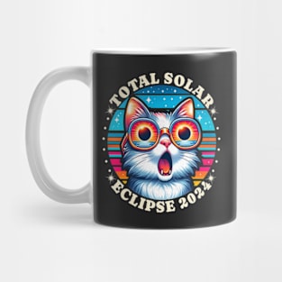 Funny Total Eclipse Cat Mug